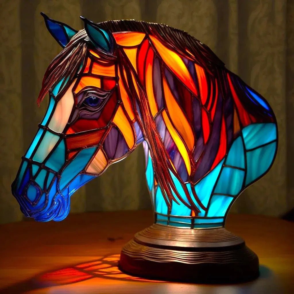 Bella | Magisk Table Lamp in Coloured Glass - Ciara & Fiona