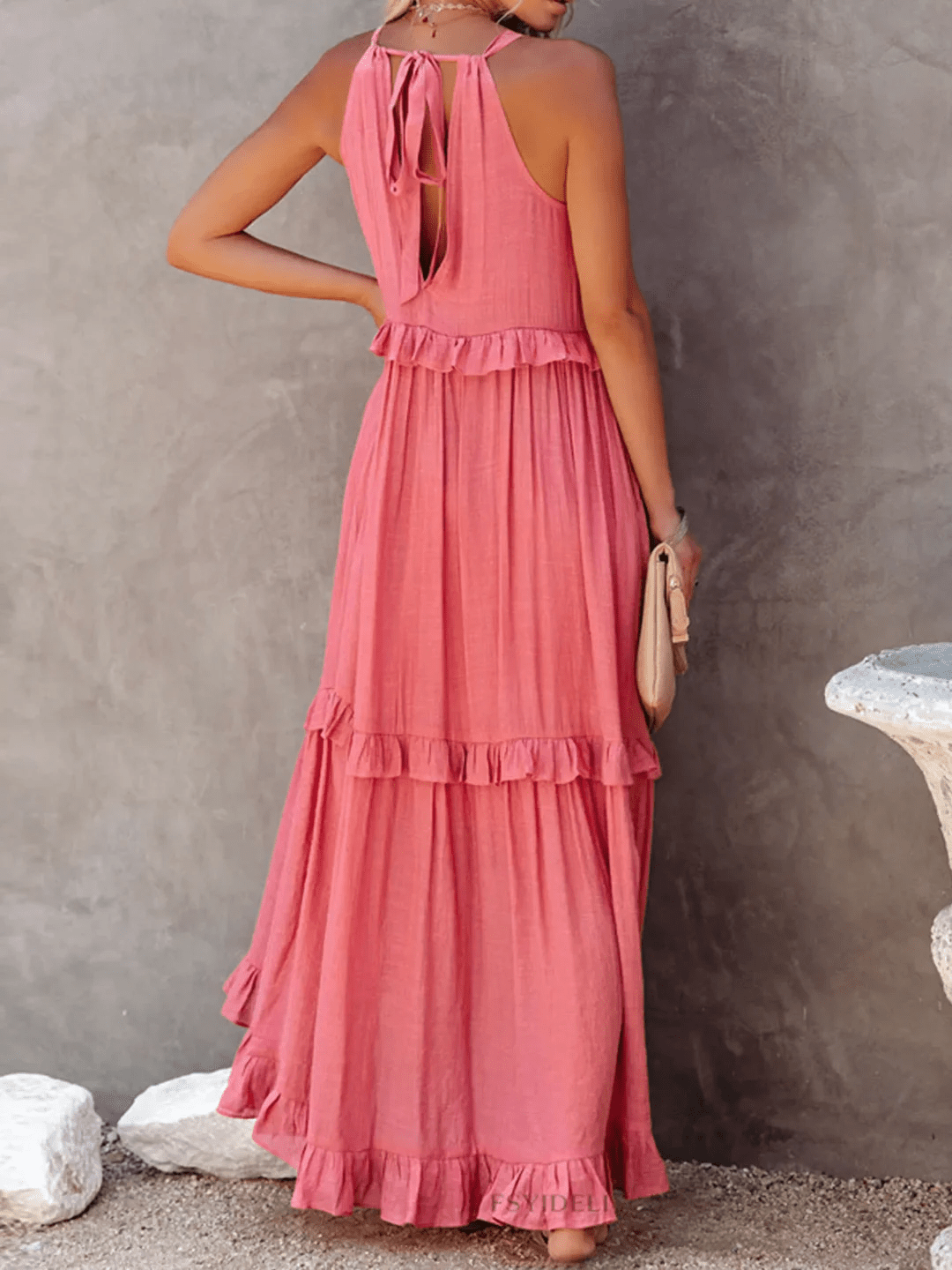 Betania | Ruffle Breeze Maxi Dress - Ciara & Fiona