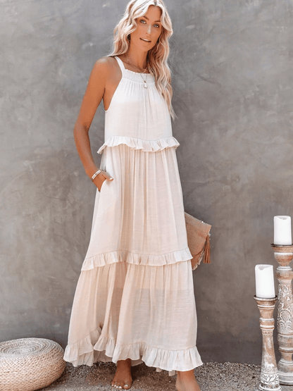 Betania | Ruffle Breeze Maxi Dress - Ciara & Fiona