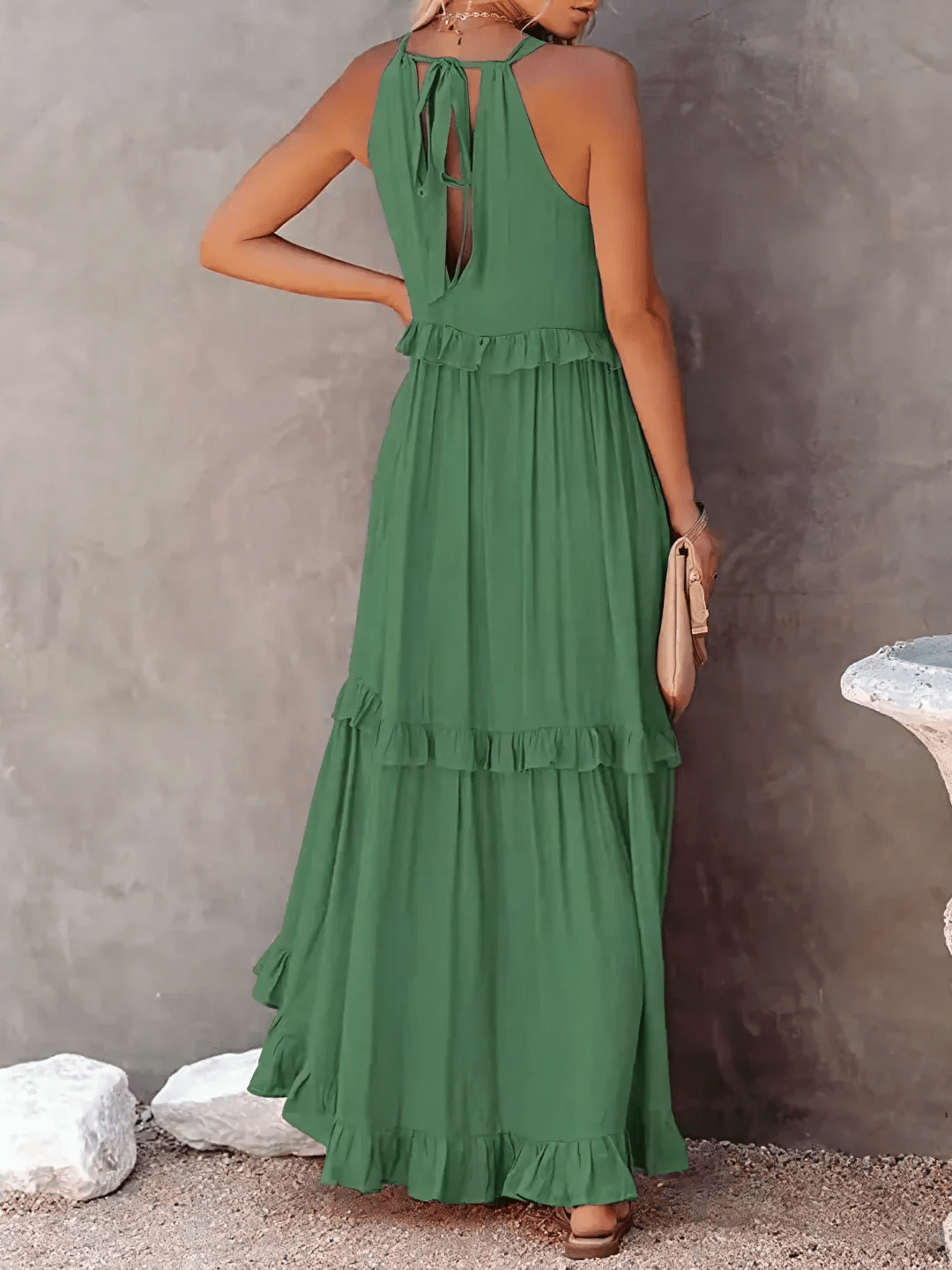 Betania | Ruffle Breeze Maxi Dress - Ciara & Fiona