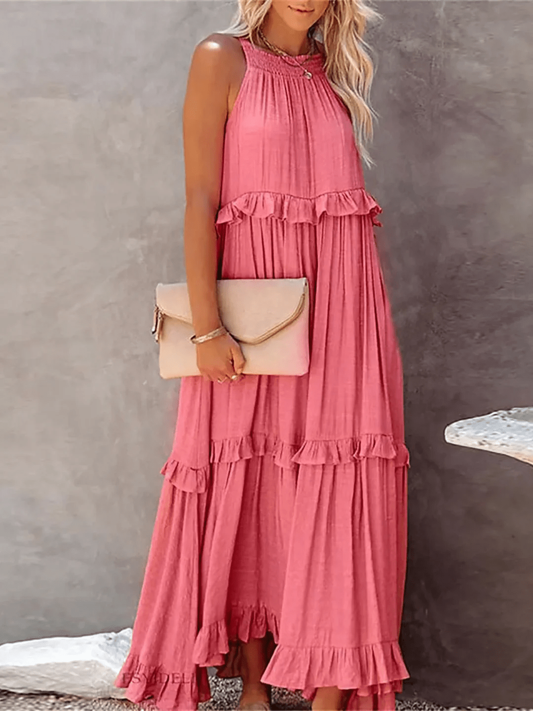 Betania | Ruffle Breeze Maxi Dress - Ciara & Fiona