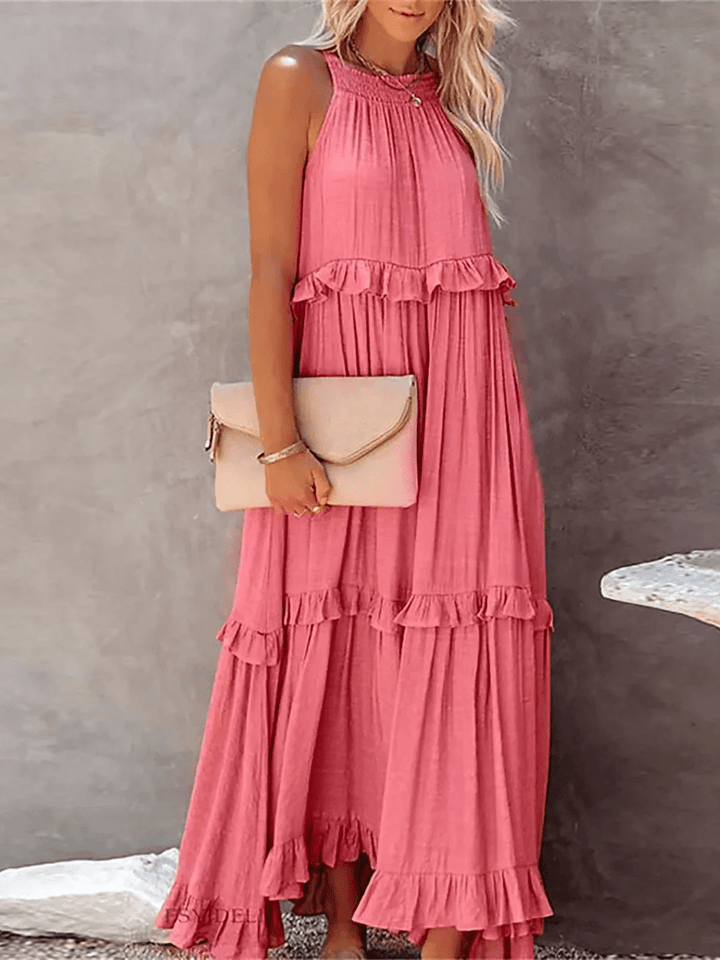 Betania | Ruffle Breeze Maxi Dress - Ciara & Fiona