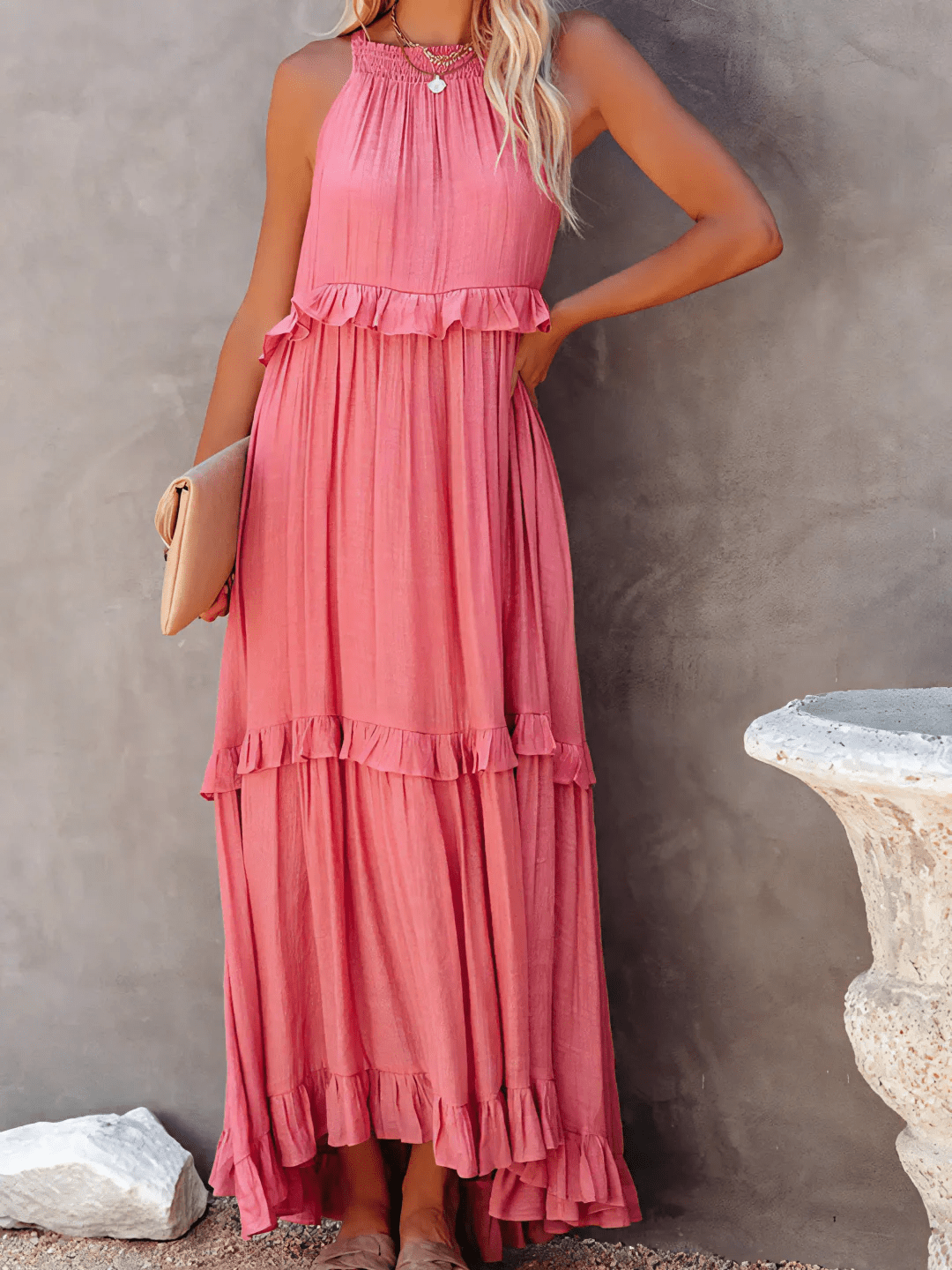 Betania | Ruffle Breeze Maxi Dress - Ciara & Fiona