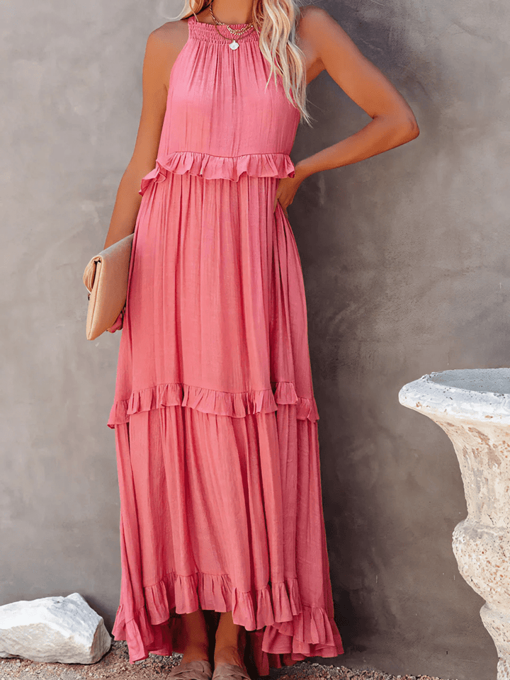 Betania | Ruffle Breeze Maxi Dress - Ciara & Fiona