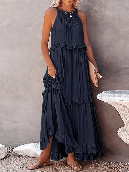 Betania | Ruffle Breeze Maxi Dress - Ciara & Fiona