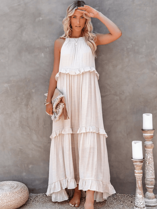 Betania | Ruffle Breeze Maxi Dress - Ciara & Fiona