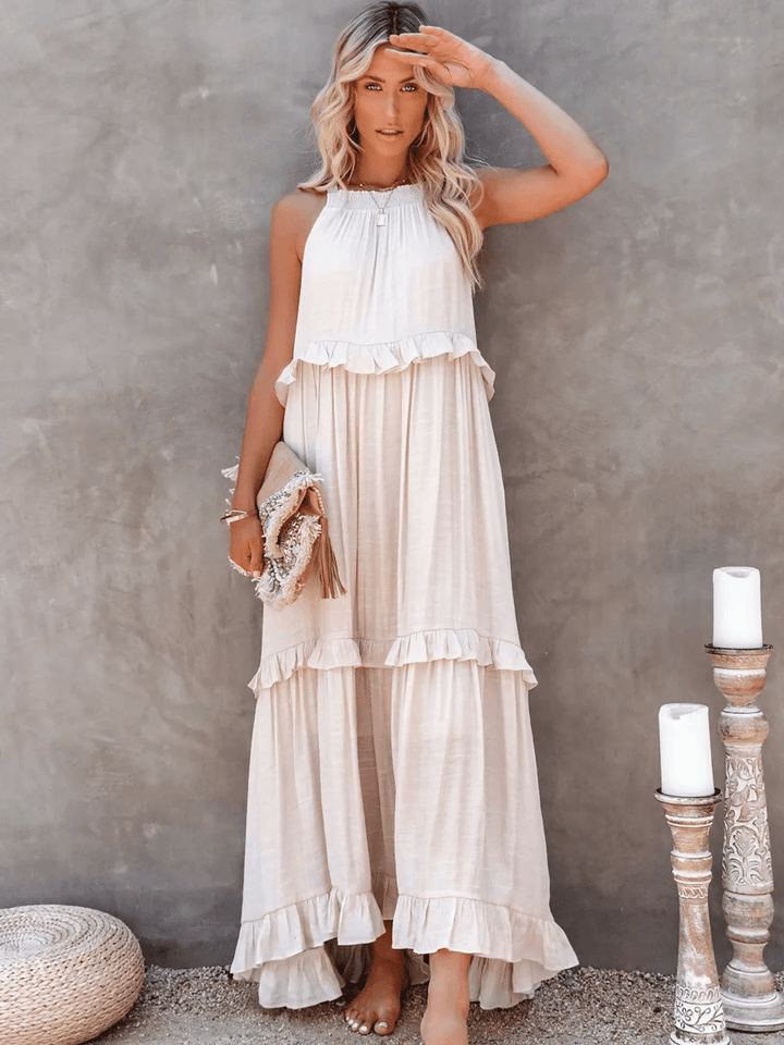 Betania | Ruffle Breeze Maxi Dress - Ciara & Fiona