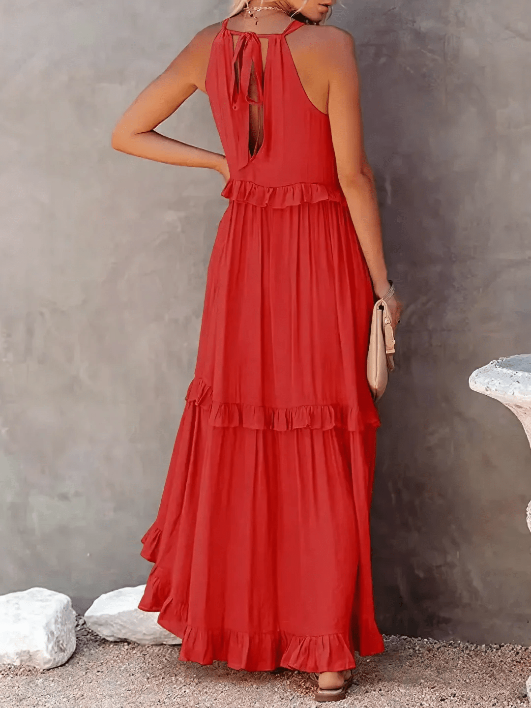 Betania | Ruffle Breeze Maxi Dress - Ciara & Fiona