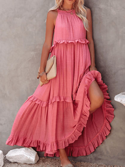 Betania | Ruffle Breeze Maxi Dress - Ciara & Fiona