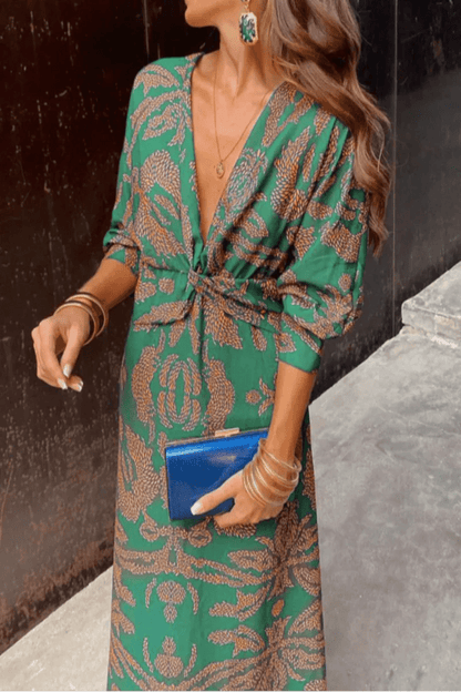 Bethea | Elegant Midi Dress - Ciara & Fiona