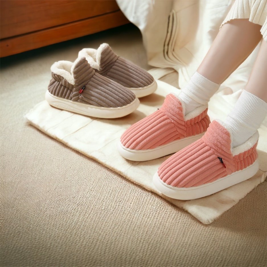 Bianca | Therapeutic Fluffy Fleece Winter Slippers - Ciara & Fiona
