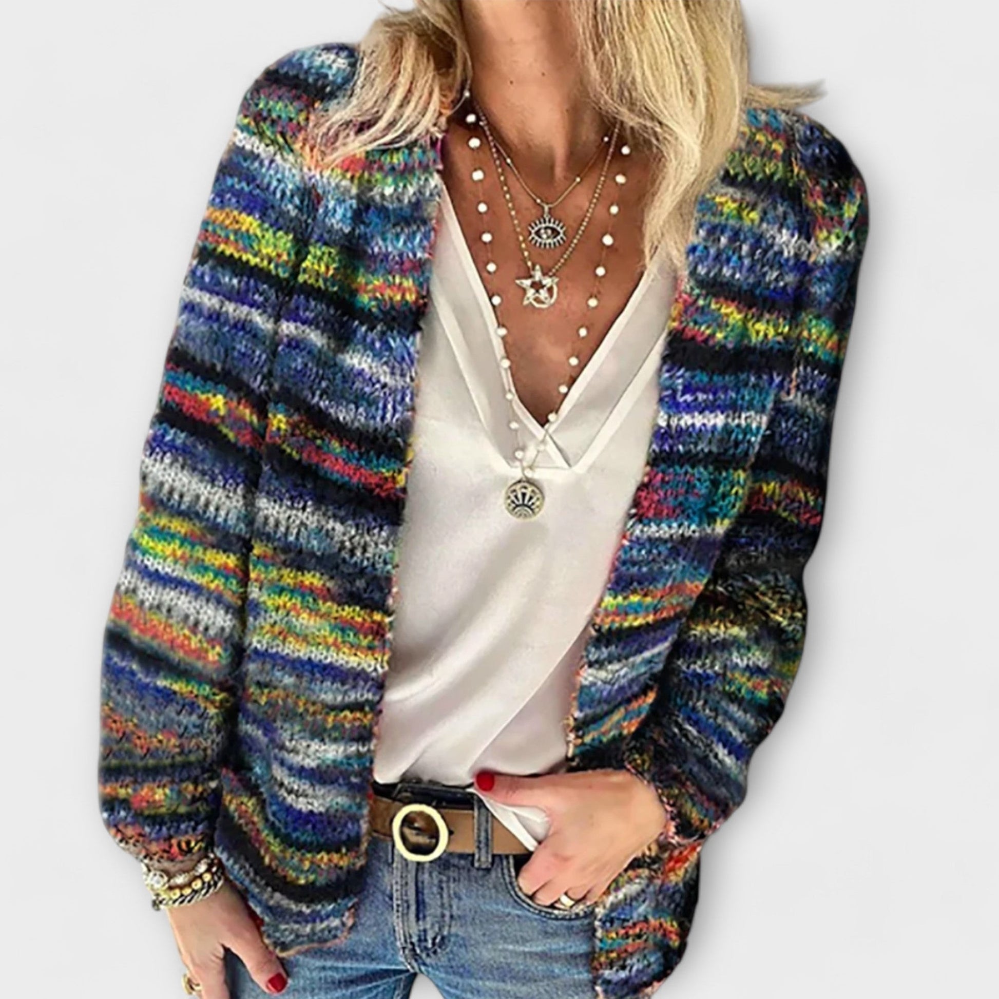 Birgitte - Vibrant and Joyful Cardigan - Ciara & Fiona