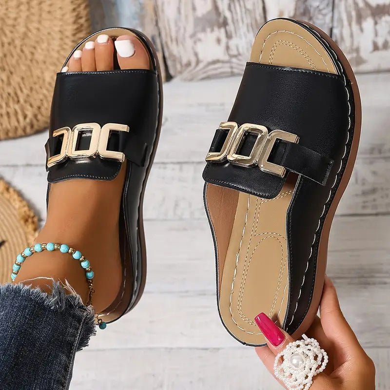 Blaise | Buckle Sandals - Ciara & Fiona