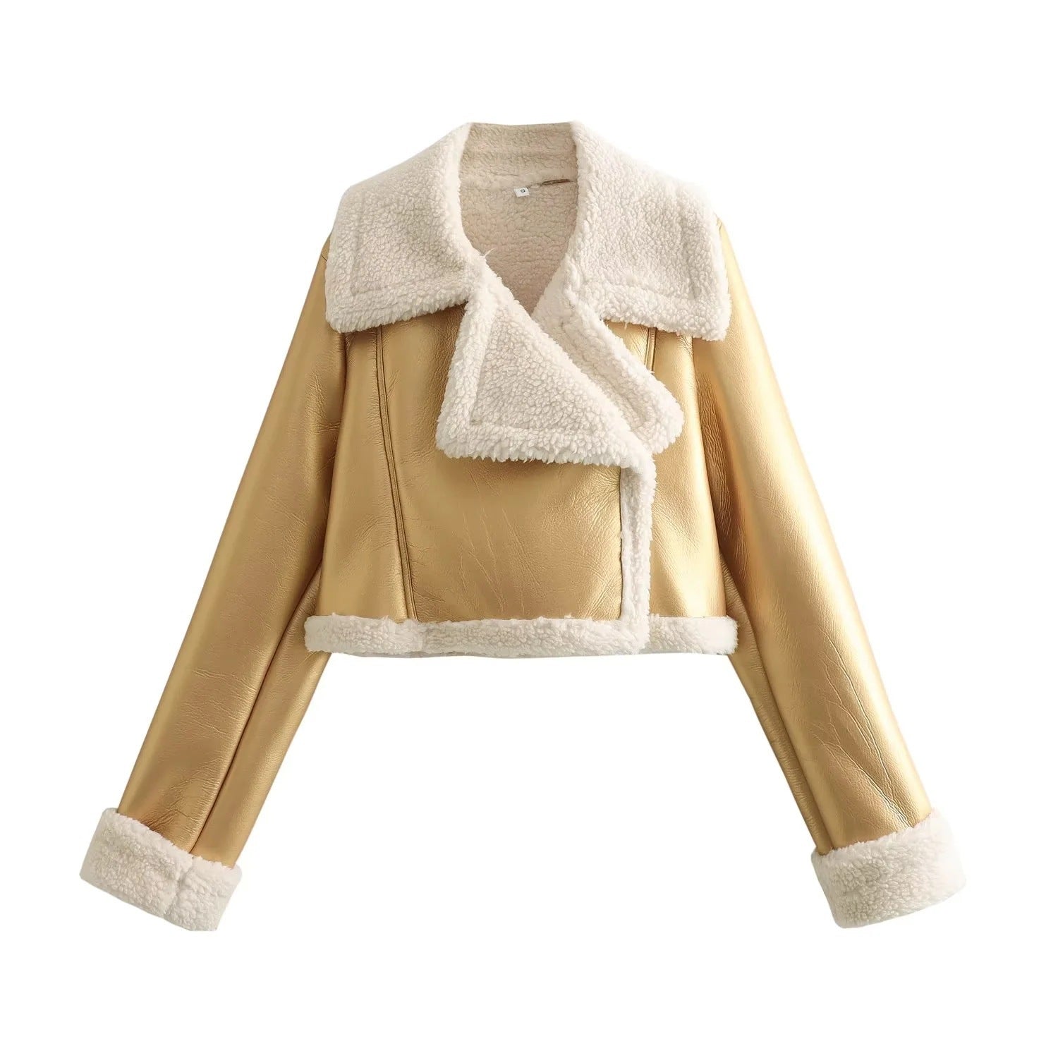 Bloom | Fur Fleece Double - sided Short Jacket - Ciara & Fiona