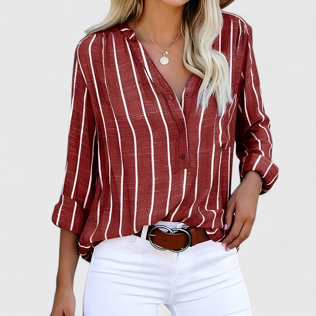 Breila | Everyday Striped Blouse - Ciara & Fiona