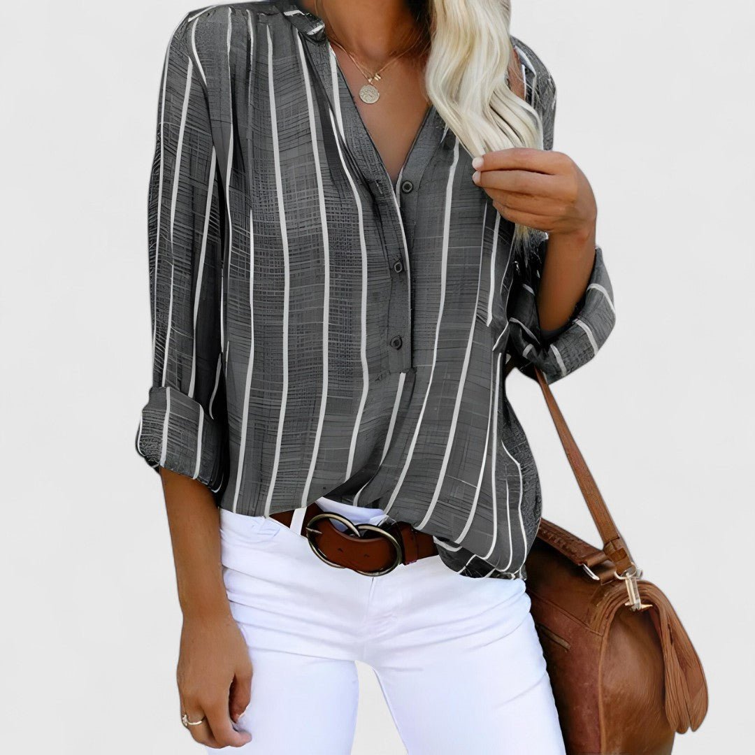 Breila | Everyday Striped Blouse - Ciara & Fiona