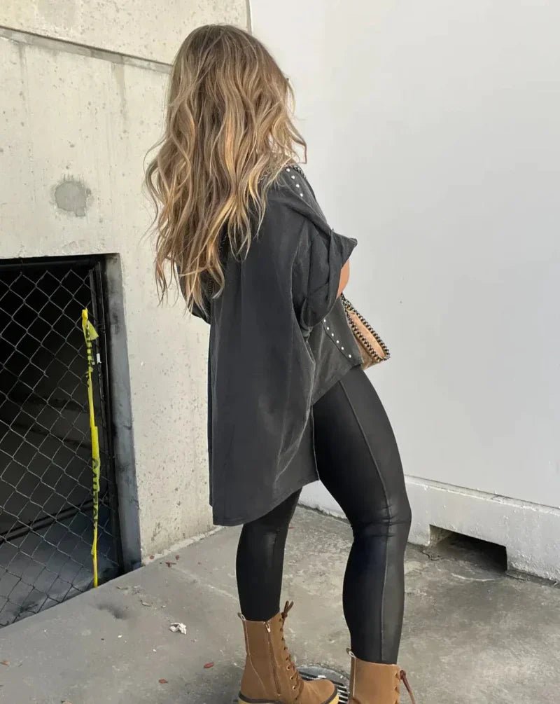 Briella | Studded Oversized Tee - Ciara & Fiona