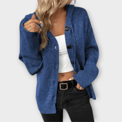 Brittan - Button - Front Knitted Cardigan - Ciara & Fiona
