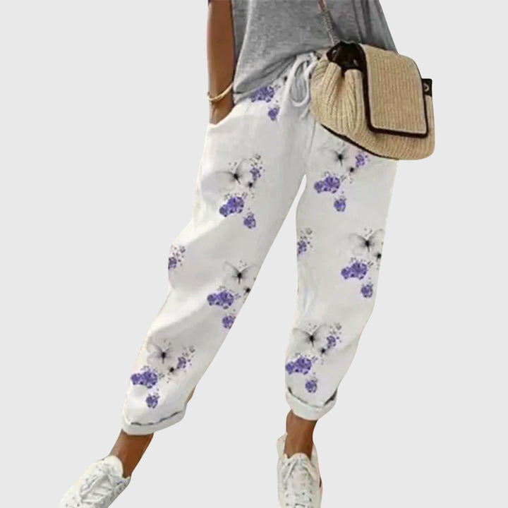 Burga - Comfortable Cotton Pants - Luna Hampton