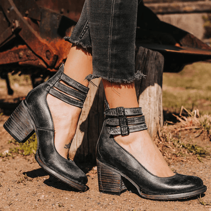 CAELINA | Vintage - Inspired Heels - Ciara & Fiona