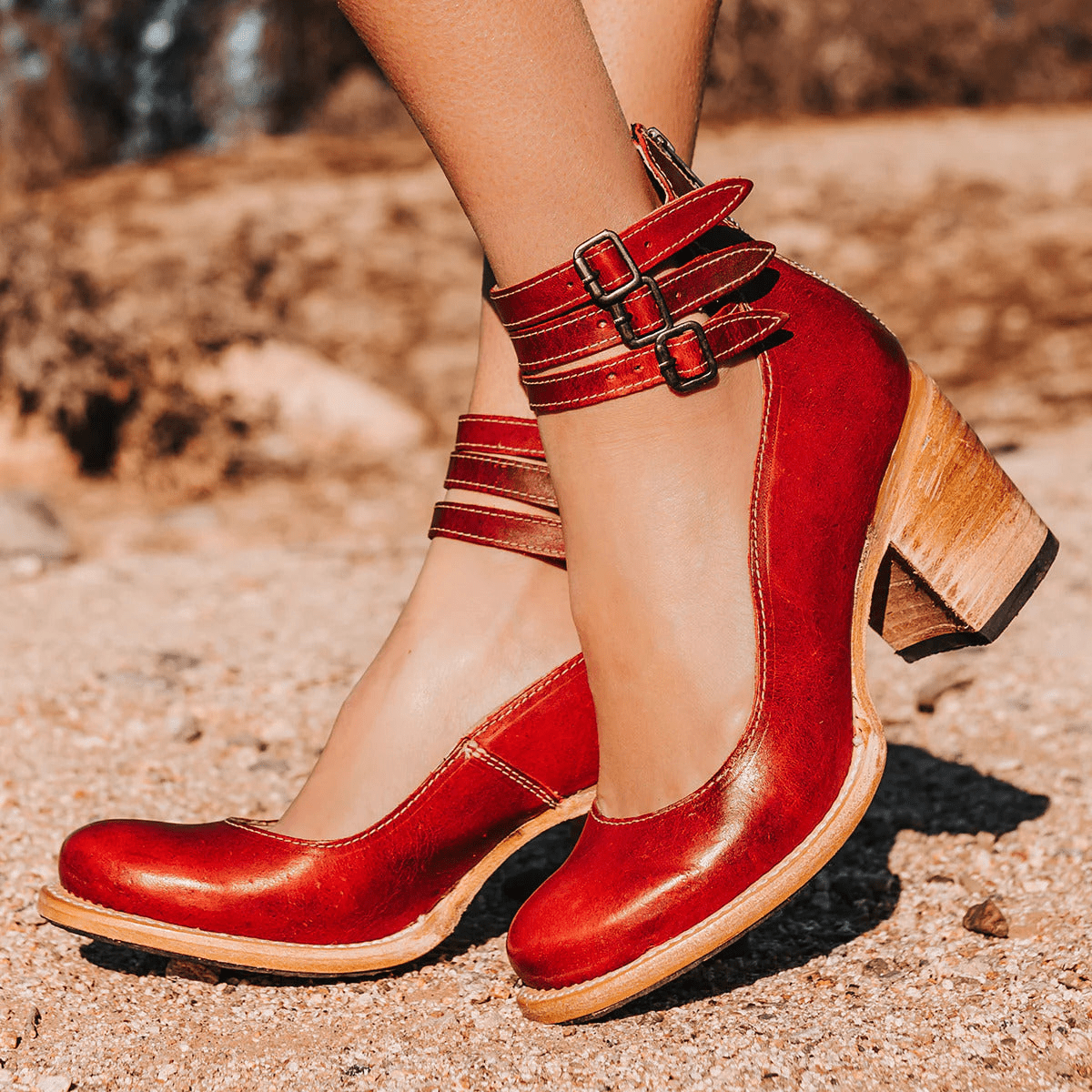 CAELINA | Vintage - Inspired Heels - Ciara & Fiona