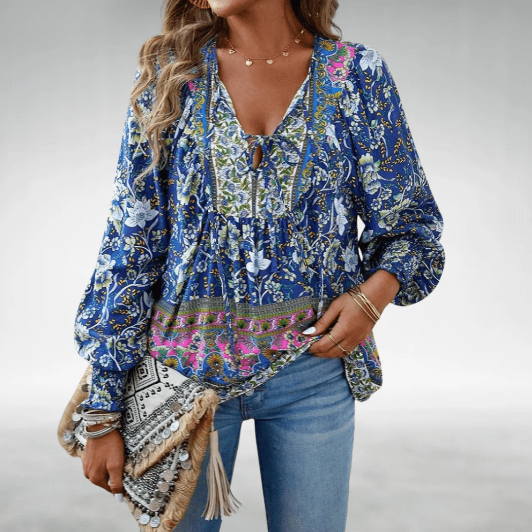 Caisyn | Boho Floral Top - Ciara & Fiona