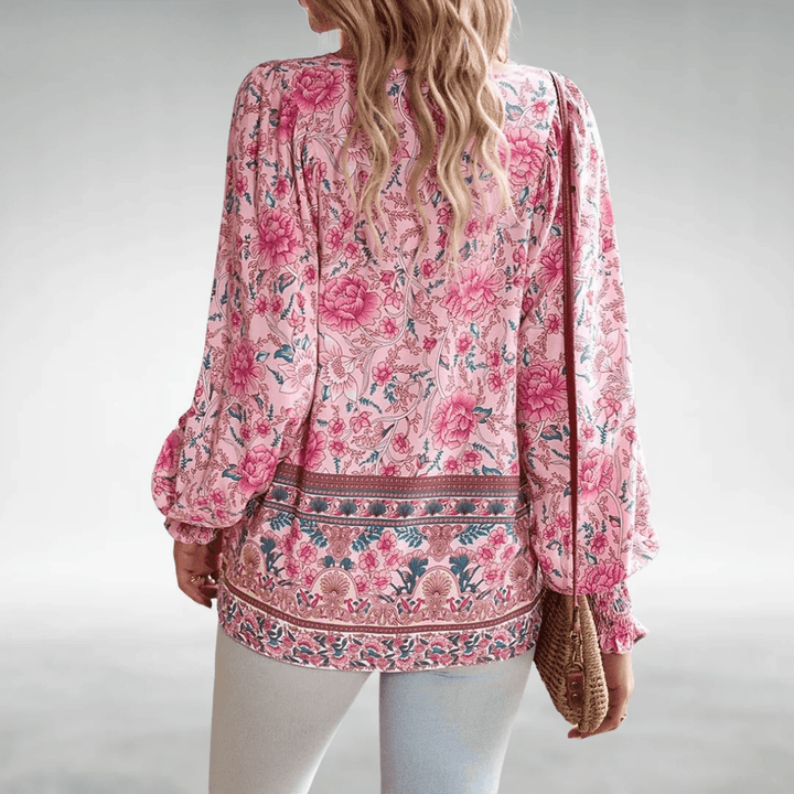 Caisyn | Boho Floral Top - Ciara & Fiona