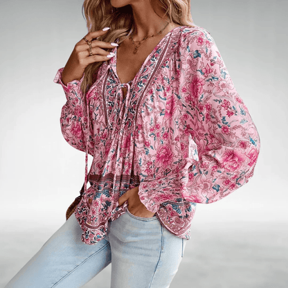 Caisyn | Boho Floral Top - Ciara & Fiona