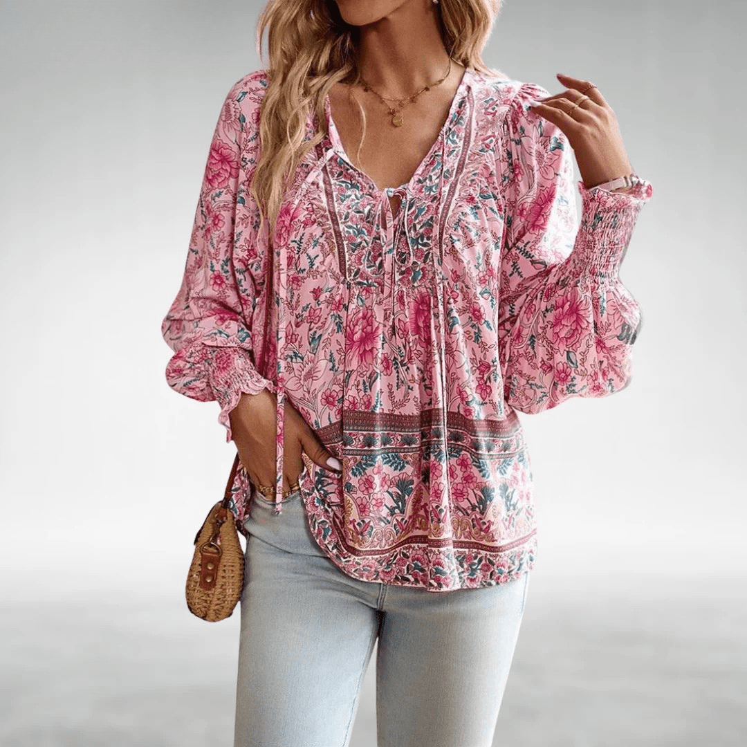 Caisyn | Boho Floral Top - Ciara & Fiona