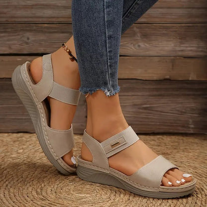 Caliste | Summer Wedge Sandals - Ciara & Fiona