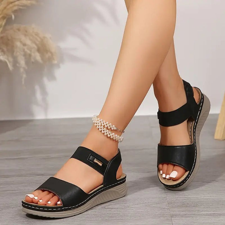 Caliste | Summer Wedge Sandals - Ciara & Fiona