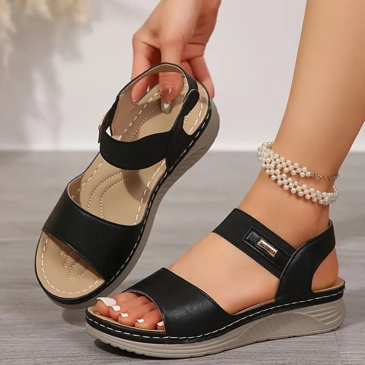 Caliste | Summer Wedge Sandals - Ciara & Fiona