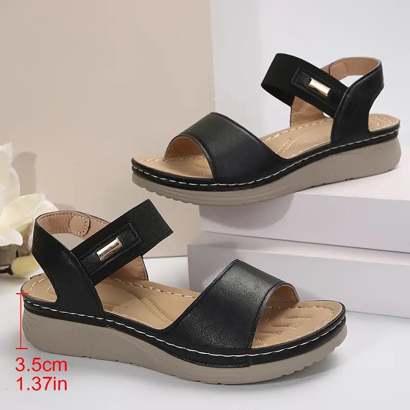 Caliste | Summer Wedge Sandals - Ciara & Fiona
