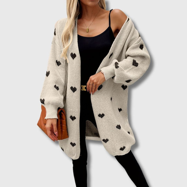 Carabel | Heart Pattern Cardigan Limited Edition - Ciara & Fiona