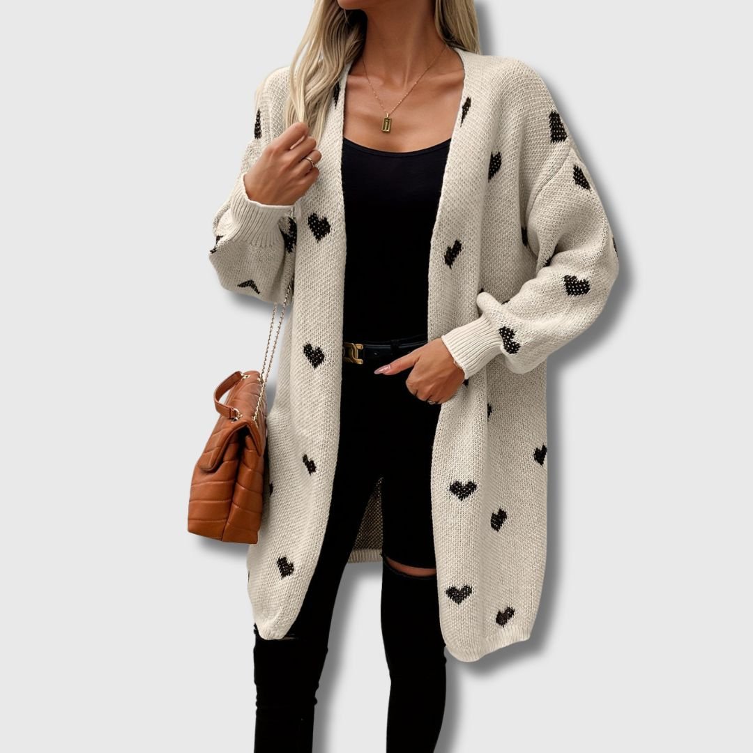 Carabel | Heart Pattern Cardigan Limited Edition - Ciara & Fiona