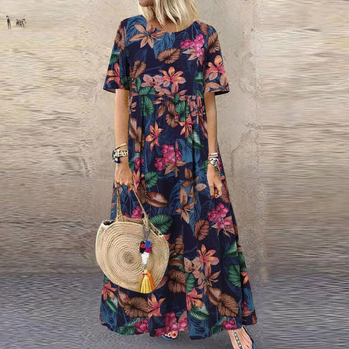 Cassidy | Vibrant Floral Maxi Dress - Ciara & Fiona