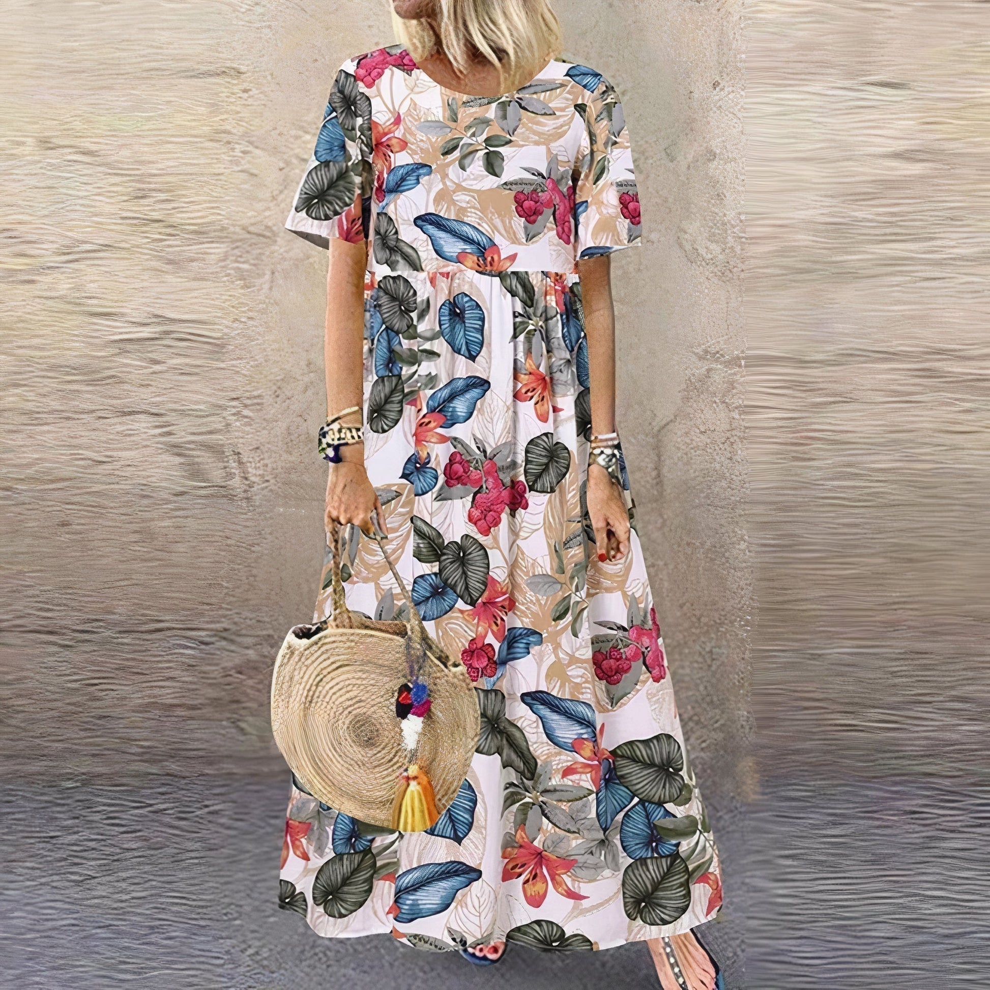 Cassidy | Vibrant Floral Maxi Dress - Ciara & Fiona