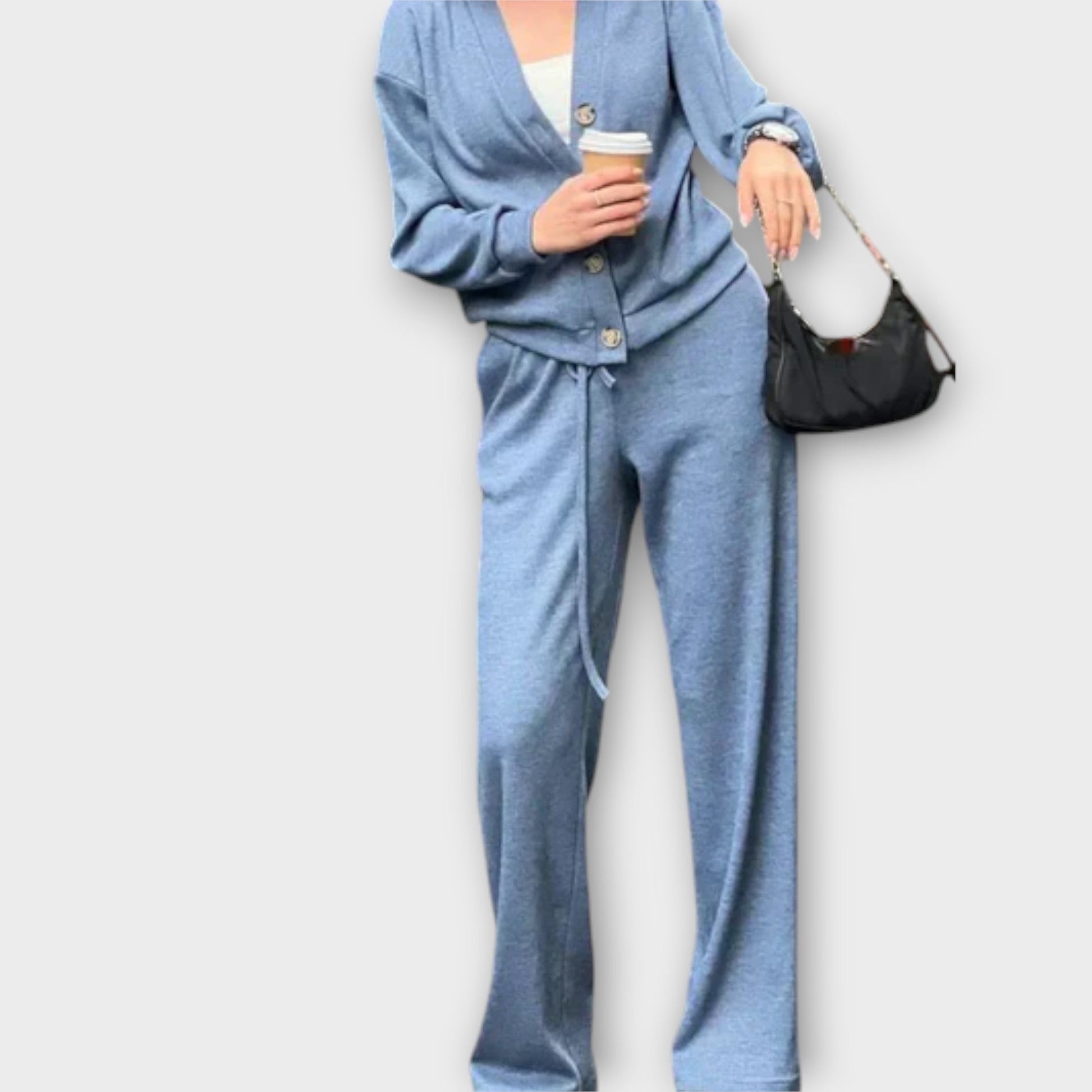 Chantal – Cardigan & Pants Set - Luna Hampton