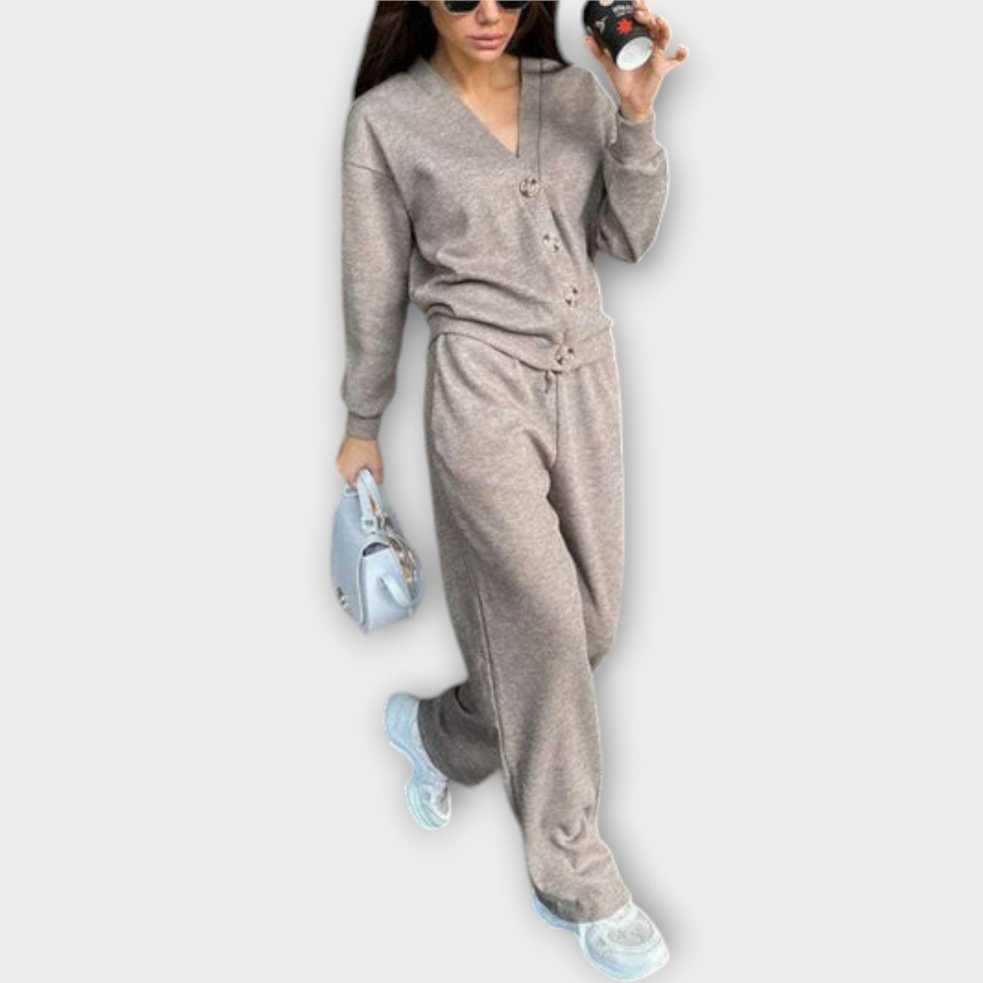 Chantal – Cardigan & Pants Set - Luna Hampton