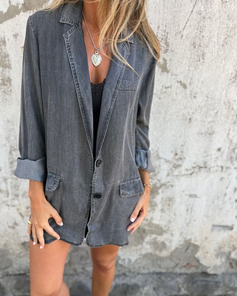 Charley | Denim Blazer - Ciara & Fiona
