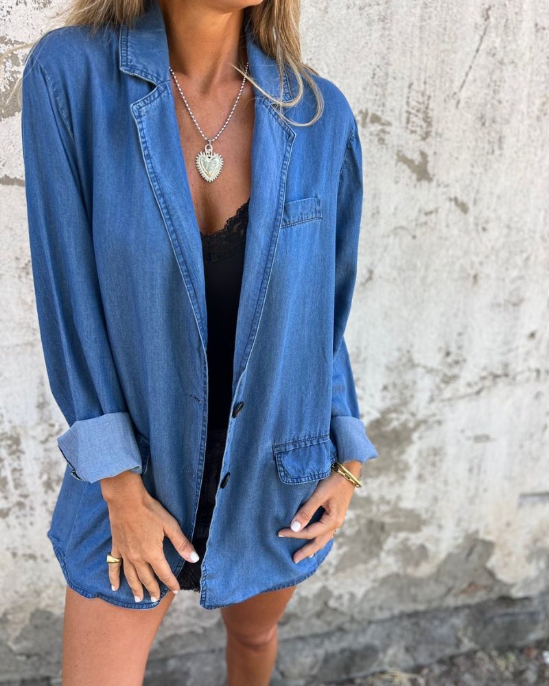 Charley | Denim Blazer - Ciara & Fiona