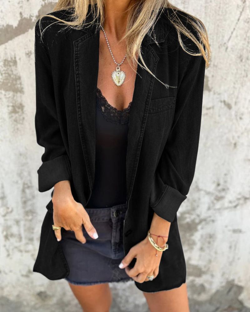 Charley | Denim Blazer - Ciara & Fiona