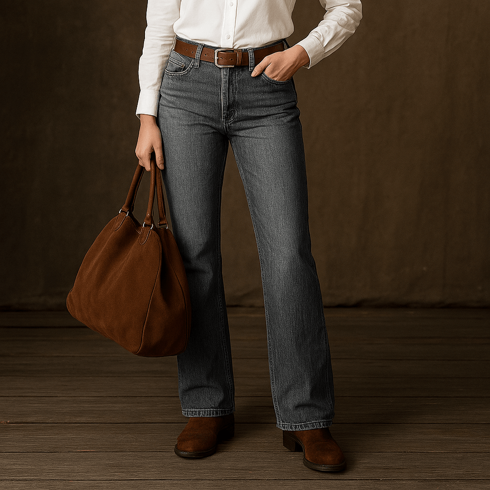 Chaya | Retro Wide - Leg Jeans - Ciara & Fiona