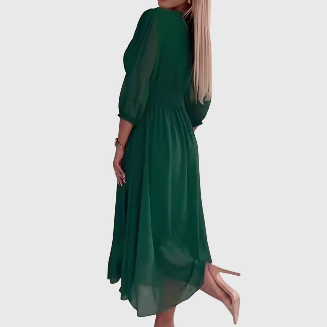 Chloe™ | Lightweight Silky Chiffon Dress - Luna Hampton