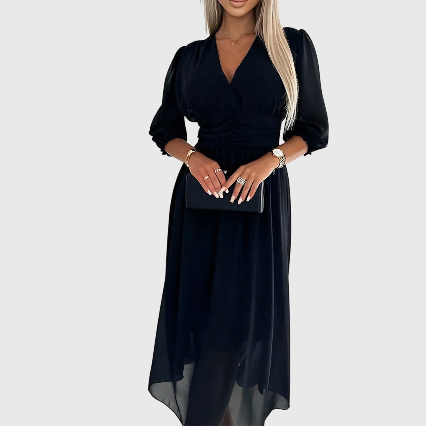 Chloe™ | Lightweight Silky Chiffon Dress - Luna Hampton