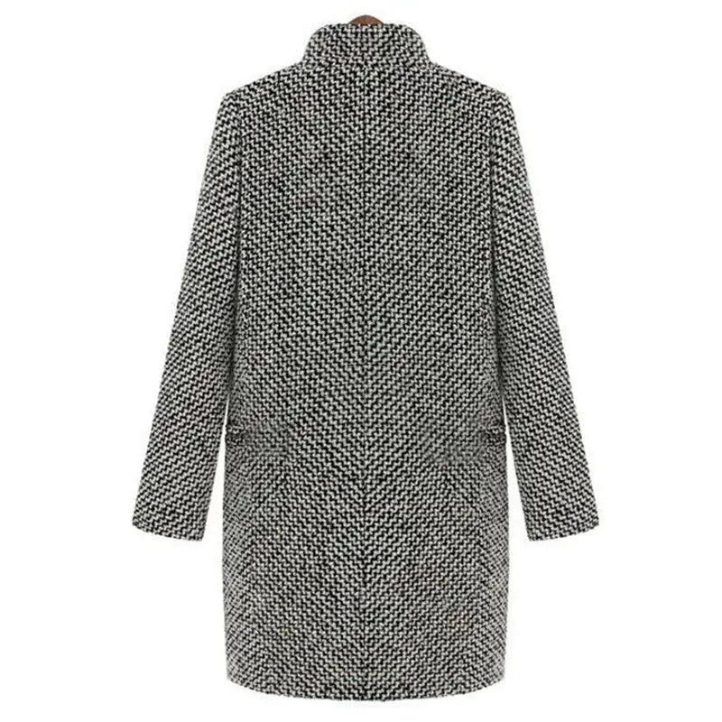CLARA | Elegant Longline Coat for Chilly Days - Ciara & Fiona