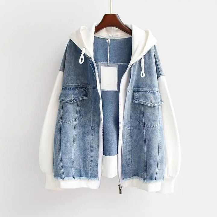 Claretta | Denim Hoodie Jacket - Ciara & Fiona