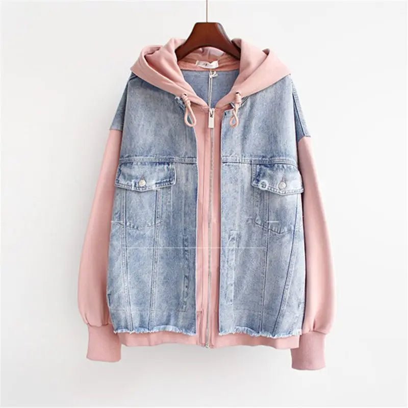 Claretta | Denim Hoodie Jacket - Ciara & Fiona
