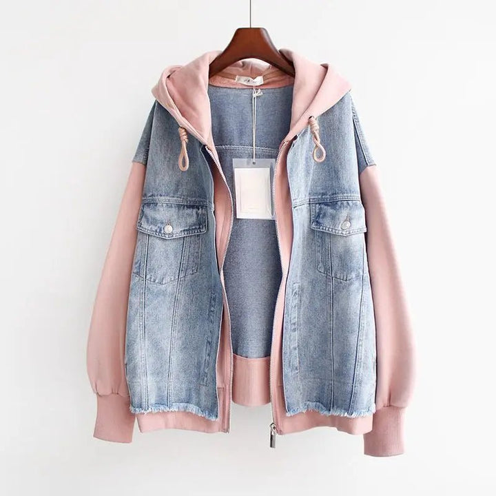 Claretta | Denim Hoodie Jacket - Ciara & Fiona