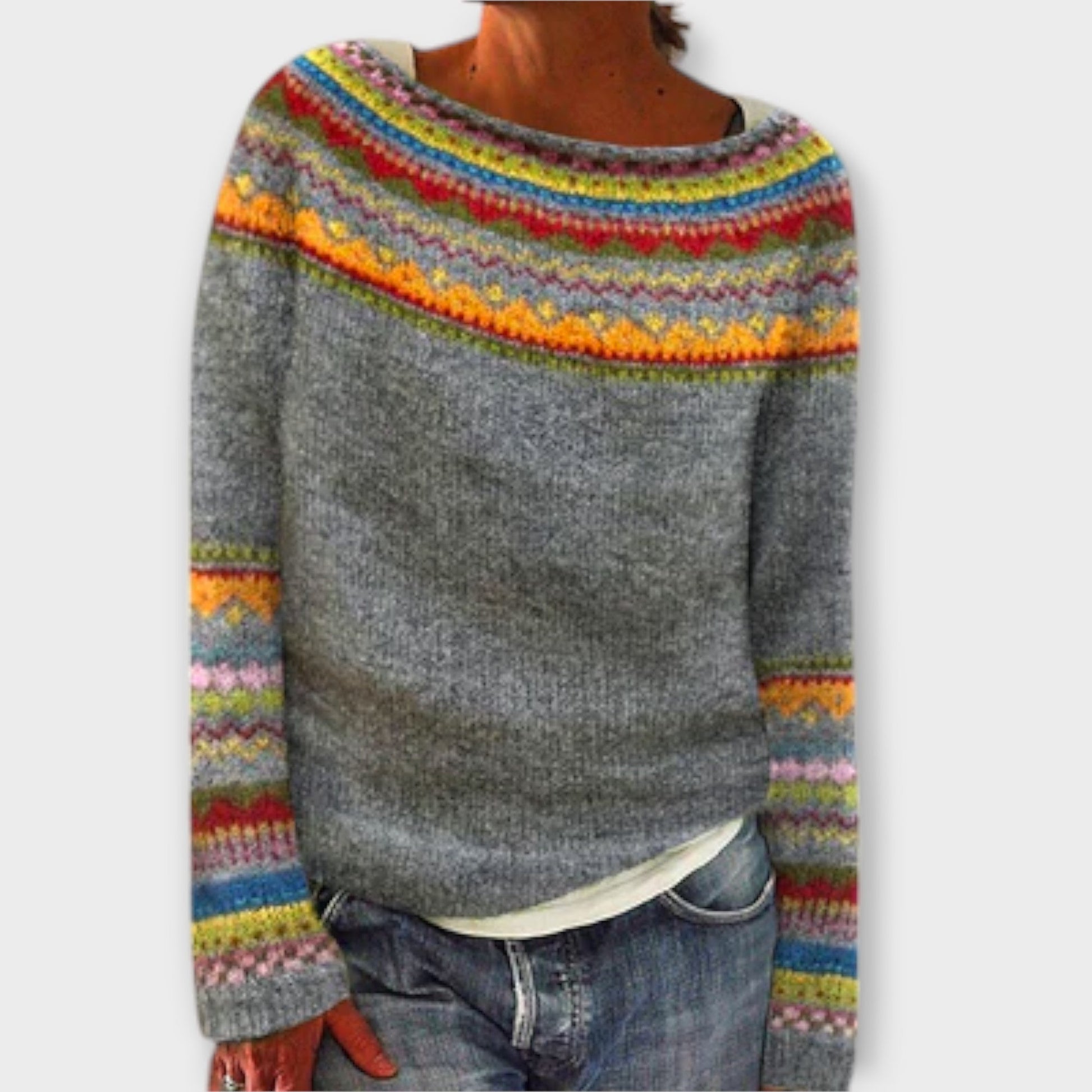 Classic Women's Knitted Sweater - Ciara & Fiona